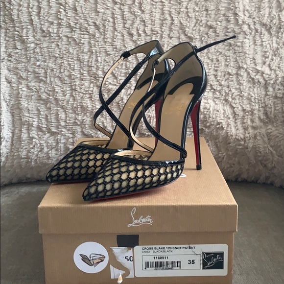 Christian Louboutin Cross Blake 120mm Pump - Picture 3 of 8
